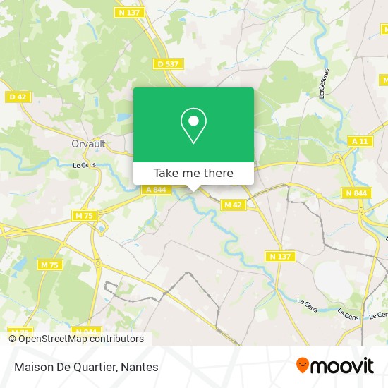 Mapa Maison De Quartier