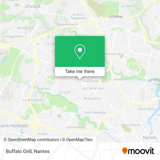 Buffalo Grill map