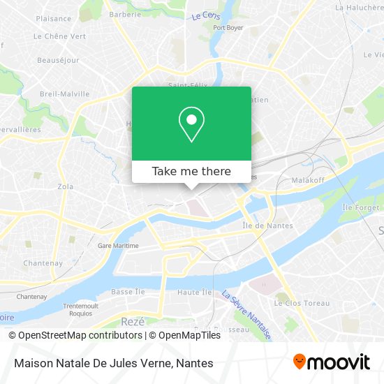 Maison Natale De Jules Verne map