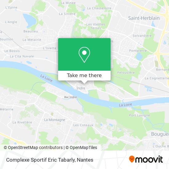 Complexe Sportif Eric Tabarly map