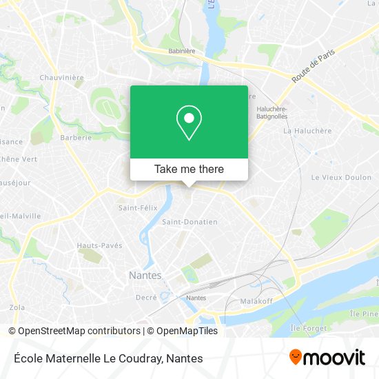 École Maternelle Le Coudray map