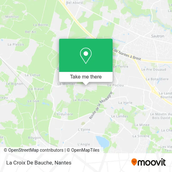 La Croix De Bauche map