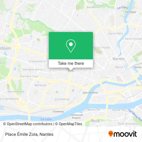 Mapa Place Émile Zola