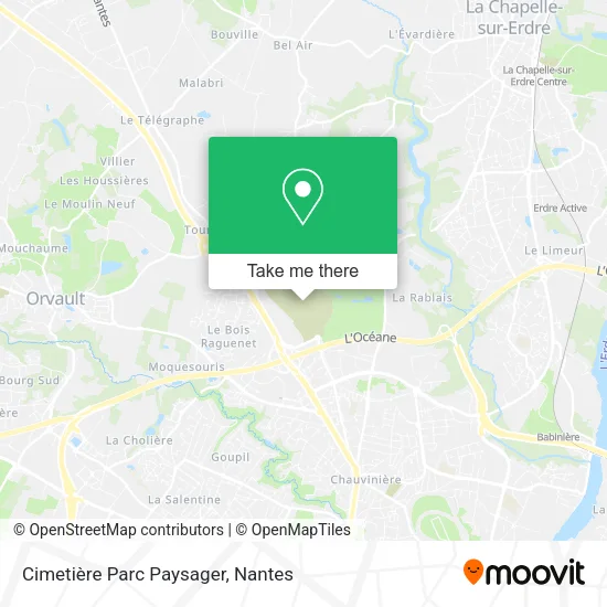 Cimetière Parc Paysager map