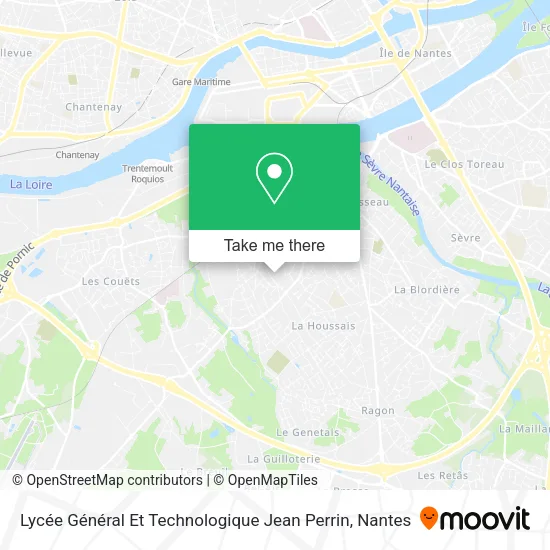 Lycée Général Et Technologique Jean Perrin map