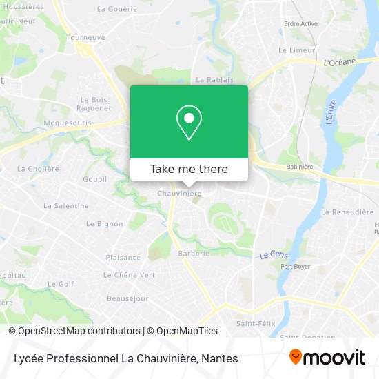 Lycée Professionnel La Chauvinière map