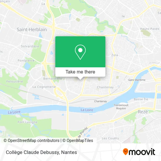 Collège Claude Debussy map