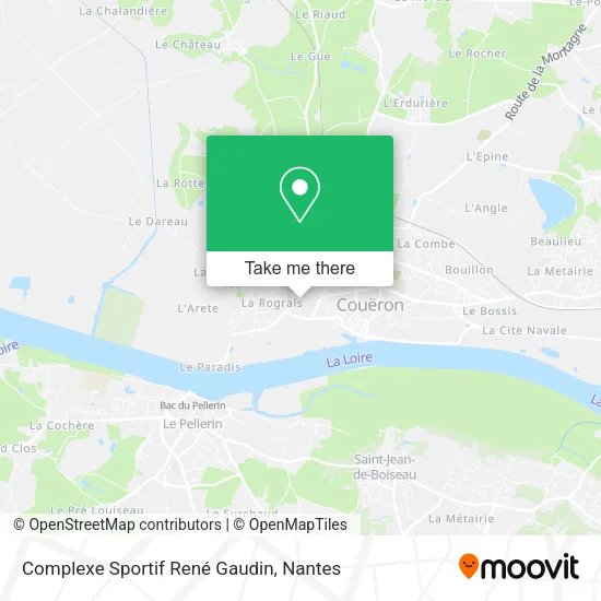 Complexe Sportif René Gaudin map