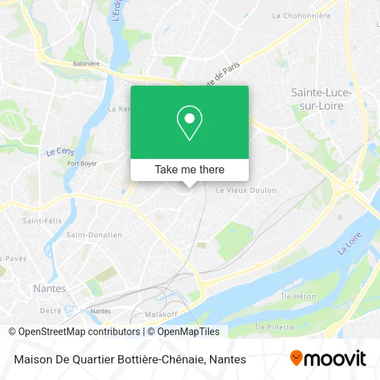 Maison De Quartier Bottière-Chênaie map