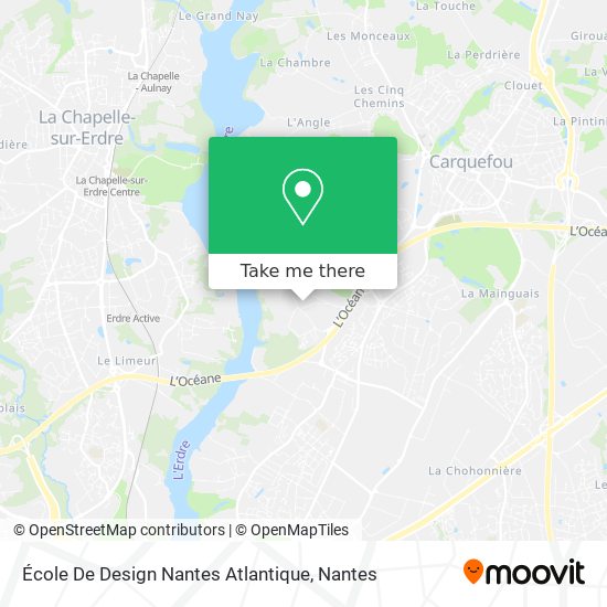 École De Design Nantes Atlantique map