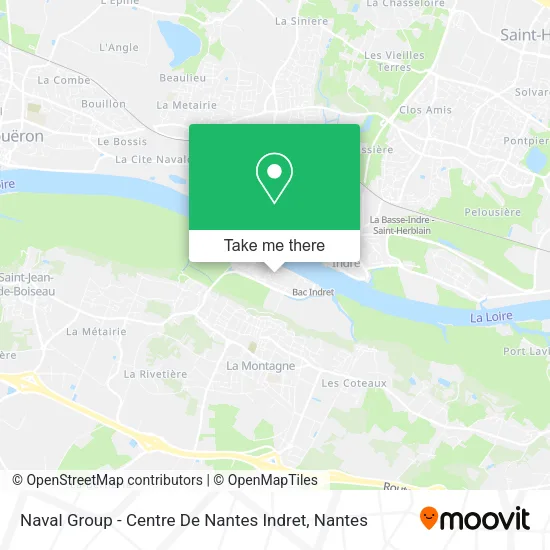 Naval Group - Centre De Nantes Indret map