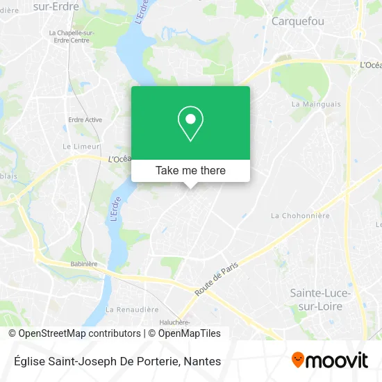 Église Saint-Joseph De Porterie map