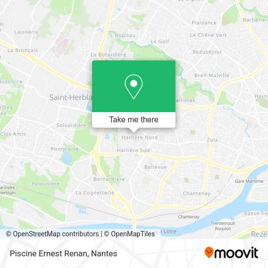 Piscine Ernest Renan map