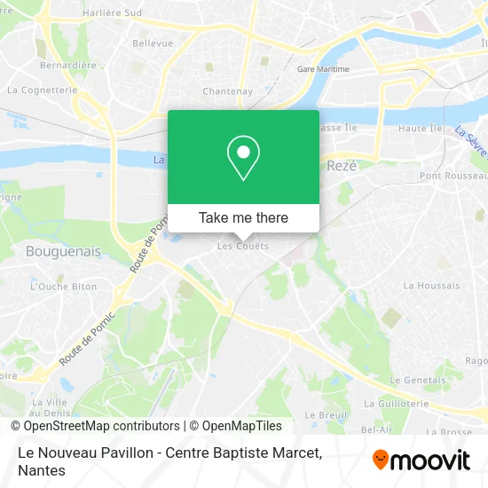 Le Nouveau Pavillon - Centre Baptiste Marcet map