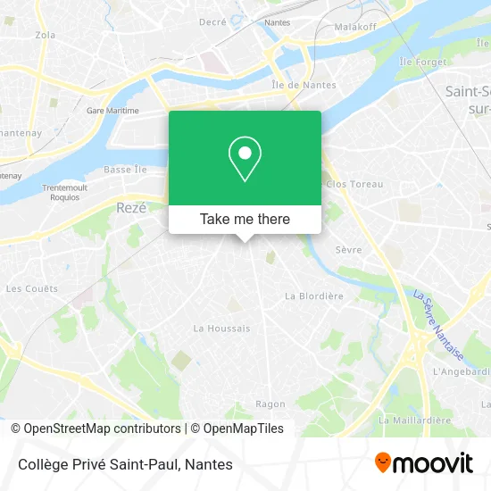 Collège Privé Saint-Paul map