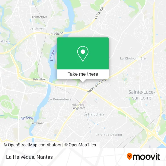 La Halvêque map