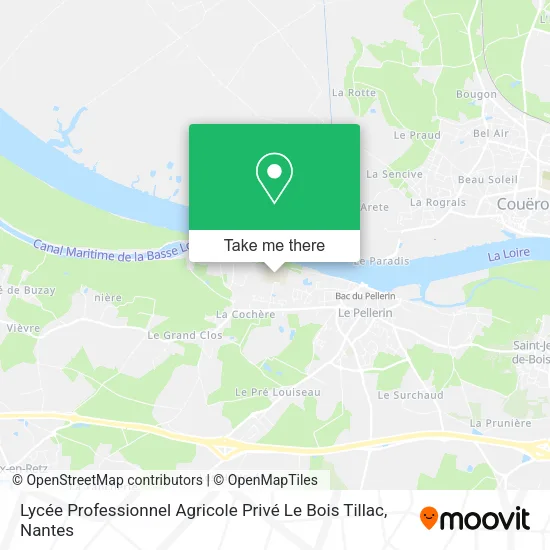 Lycée Professionnel Agricole Privé Le Bois Tillac map