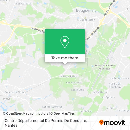 Mapa Centre Départemental Du Permis De Conduire