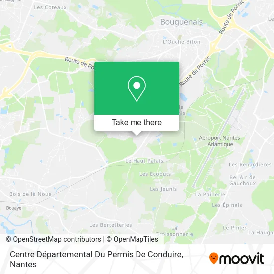 Centre Départemental Du Permis De Conduire map