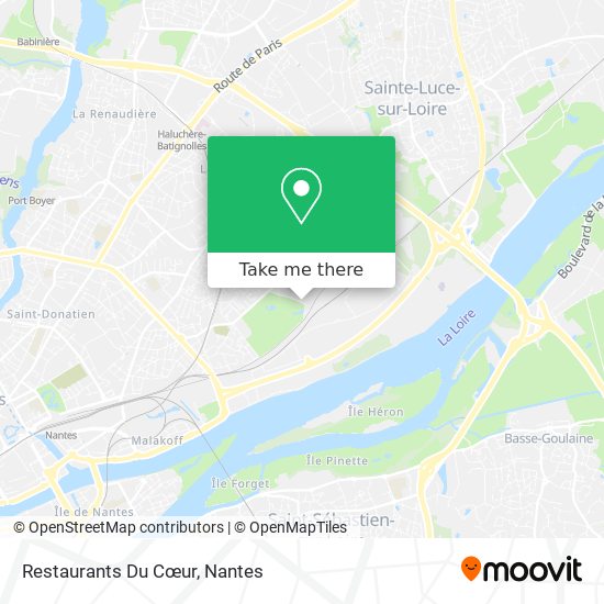 Restaurants Du Cœur map