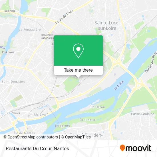 Restaurants Du Cœur map