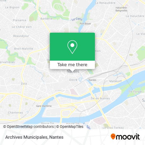 Archives Municipales map