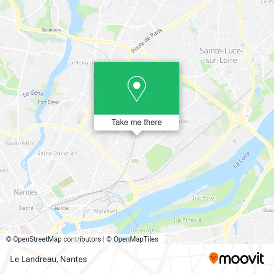 Mapa Le Landreau