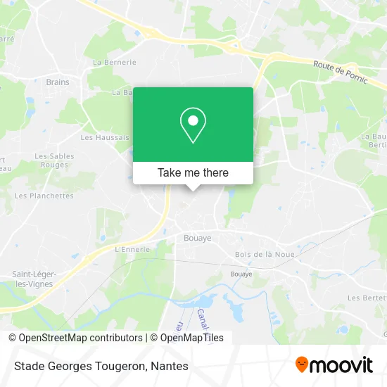Mapa Stade Georges Tougeron
