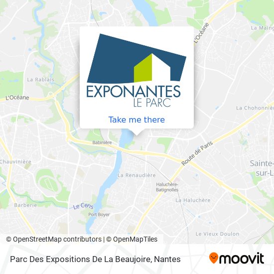 Parc Des Expositions De La Beaujoire map