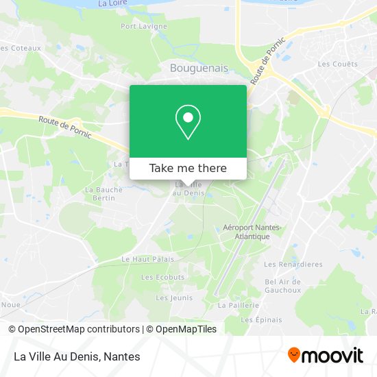 La Ville Au Denis map
