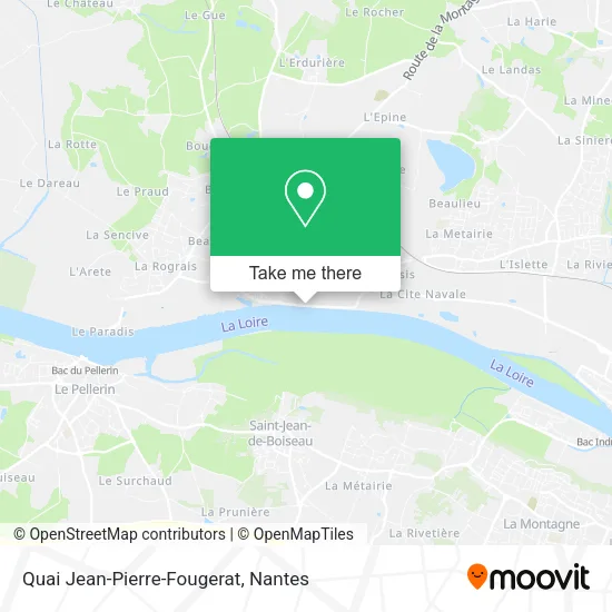 Mapa Quai Jean-Pierre-Fougerat