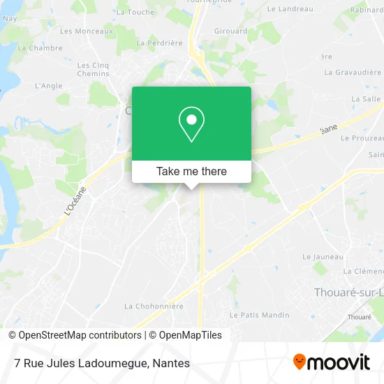 Mapa 7 Rue Jules Ladoumegue