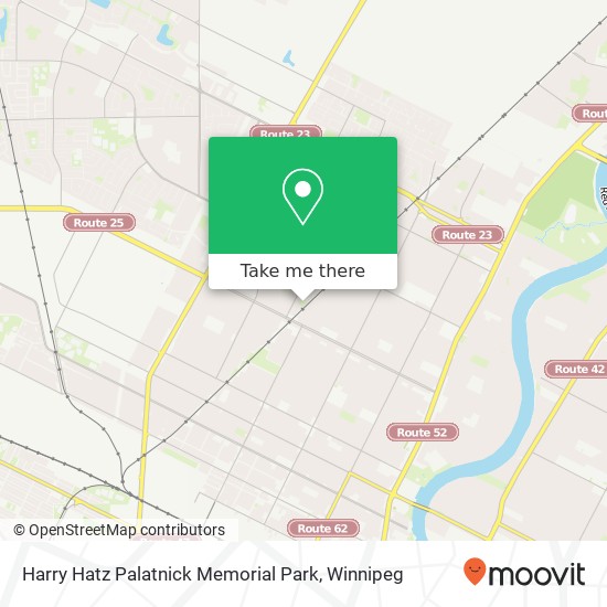 Harry Hatz Palatnick Memorial Park map