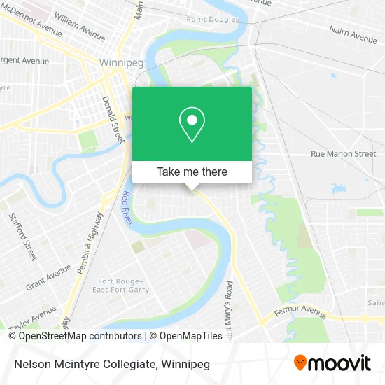 Nelson Mcintyre Collegiate map