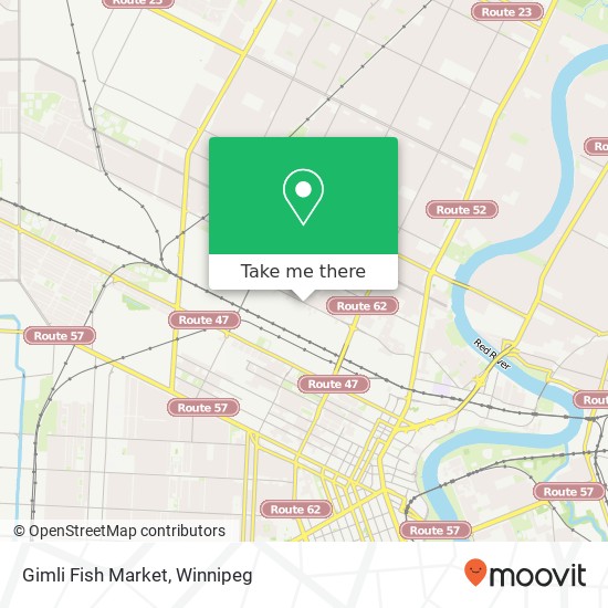 Gimli Fish Market map