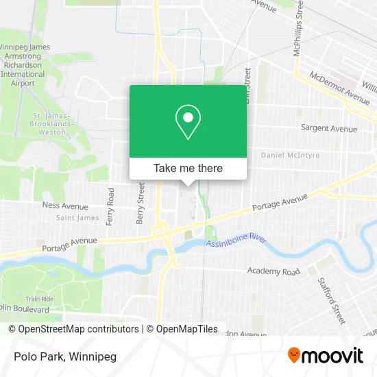 Polo Park map