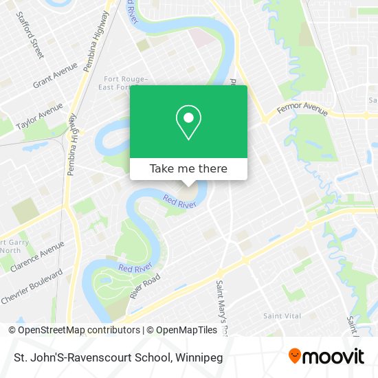 St. John'S-Ravenscourt School map