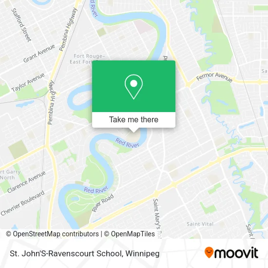 St. John'S-Ravenscourt School map