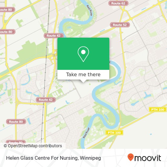 Helen Glass Centre For Nursing map