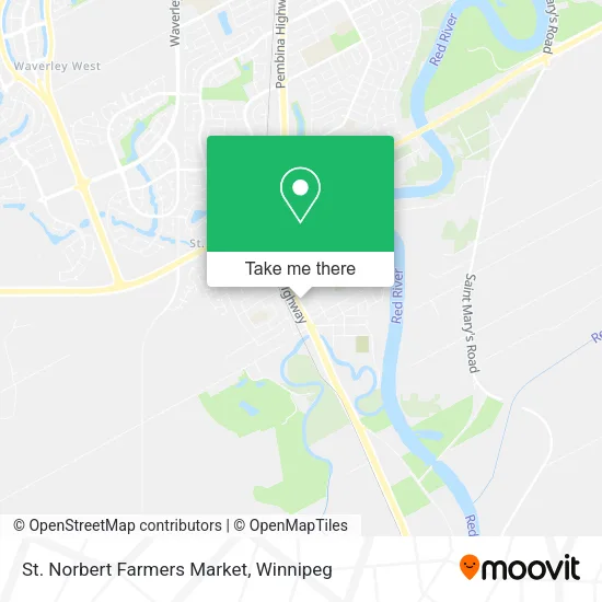 St. Norbert Farmers Market map