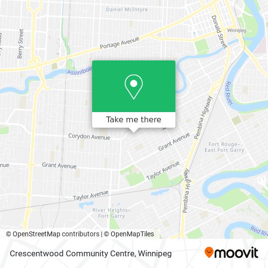 Crescentwood Community Centre map