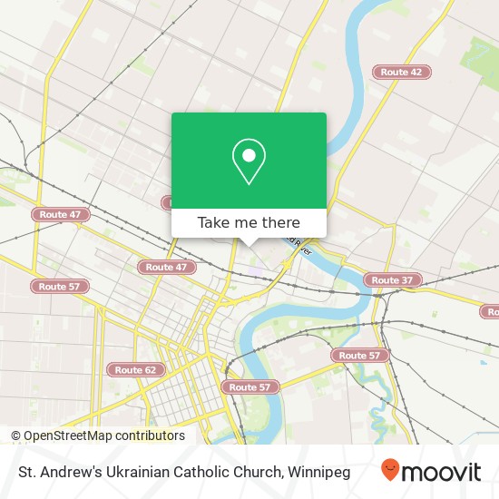 St. Andrew's Ukrainian Catholic Church map