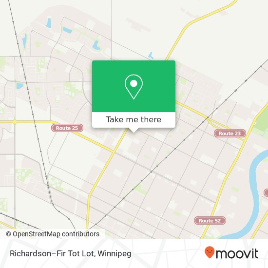 Richardson–Fir Tot Lot map