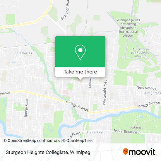 Sturgeon Heights Collegiate map