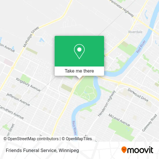 Friends Funeral Service map