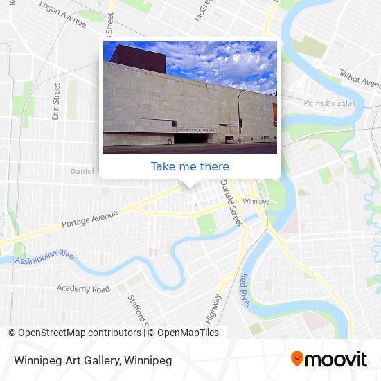 Winnipeg Art Gallery map