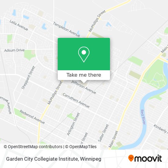 Garden City Collegiate Institute map