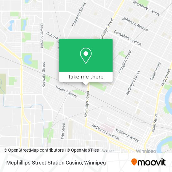 Mcphillips Street Station Casino map