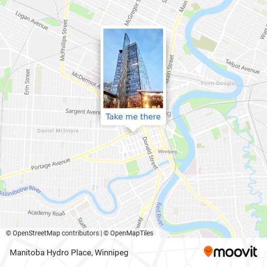 Manitoba Hydro Place map