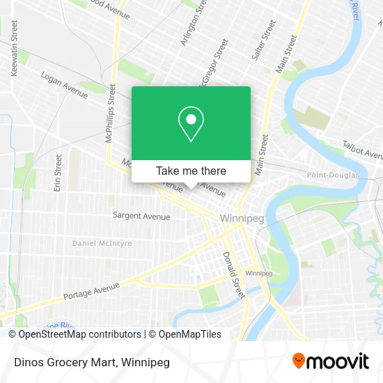 Dinos Grocery Mart map